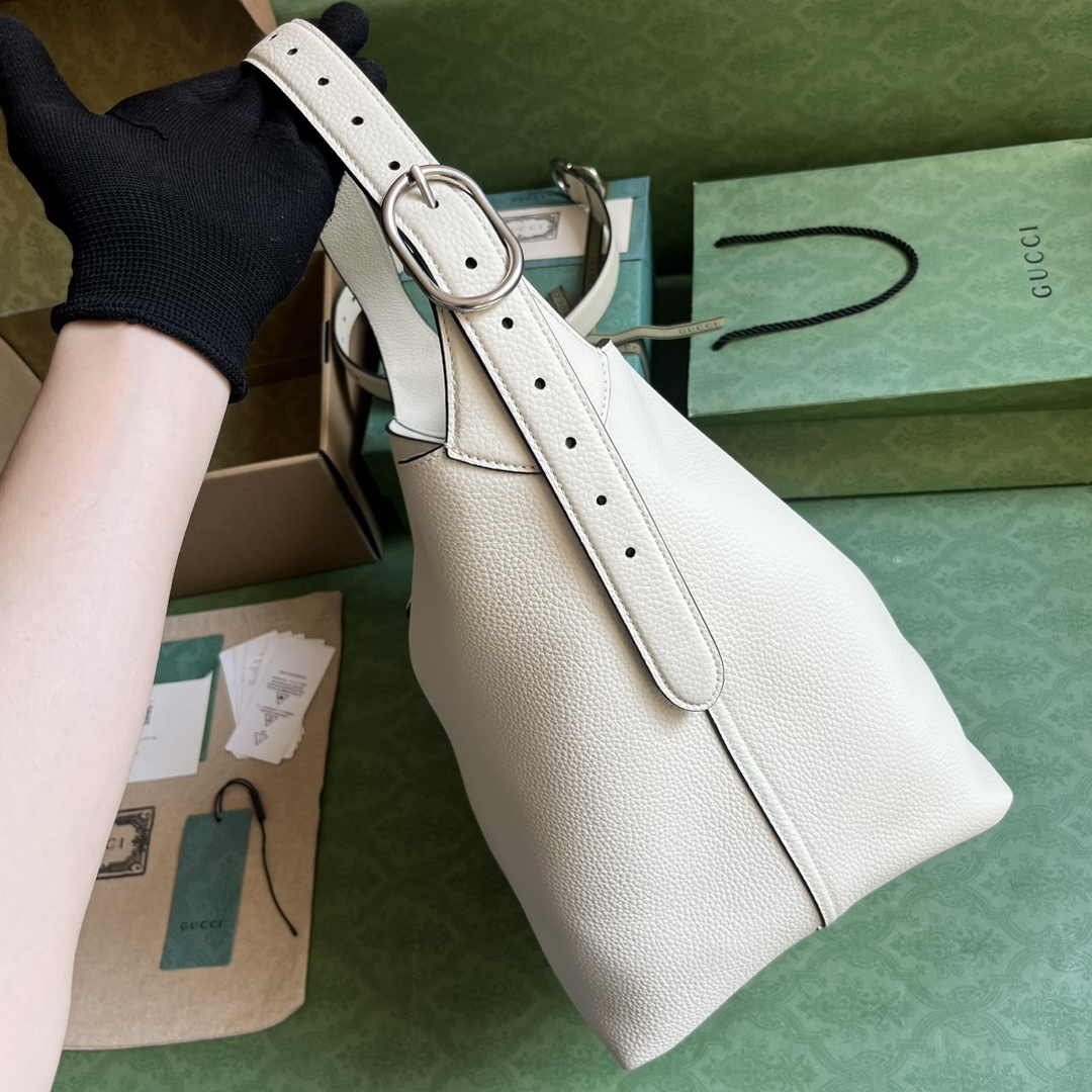 Gucci Jackie 1961 small crossbody bag 763103 in beige leather
