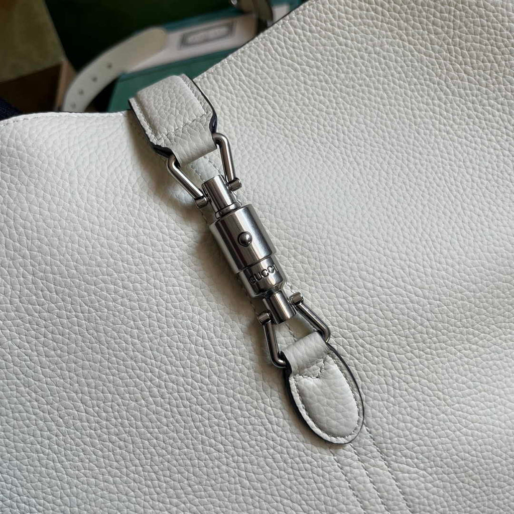 Gucci Jackie 1961 small crossbody bag 763103 in beige leather