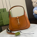 Gucci Jackie small shoulder bag in tan leather 782849