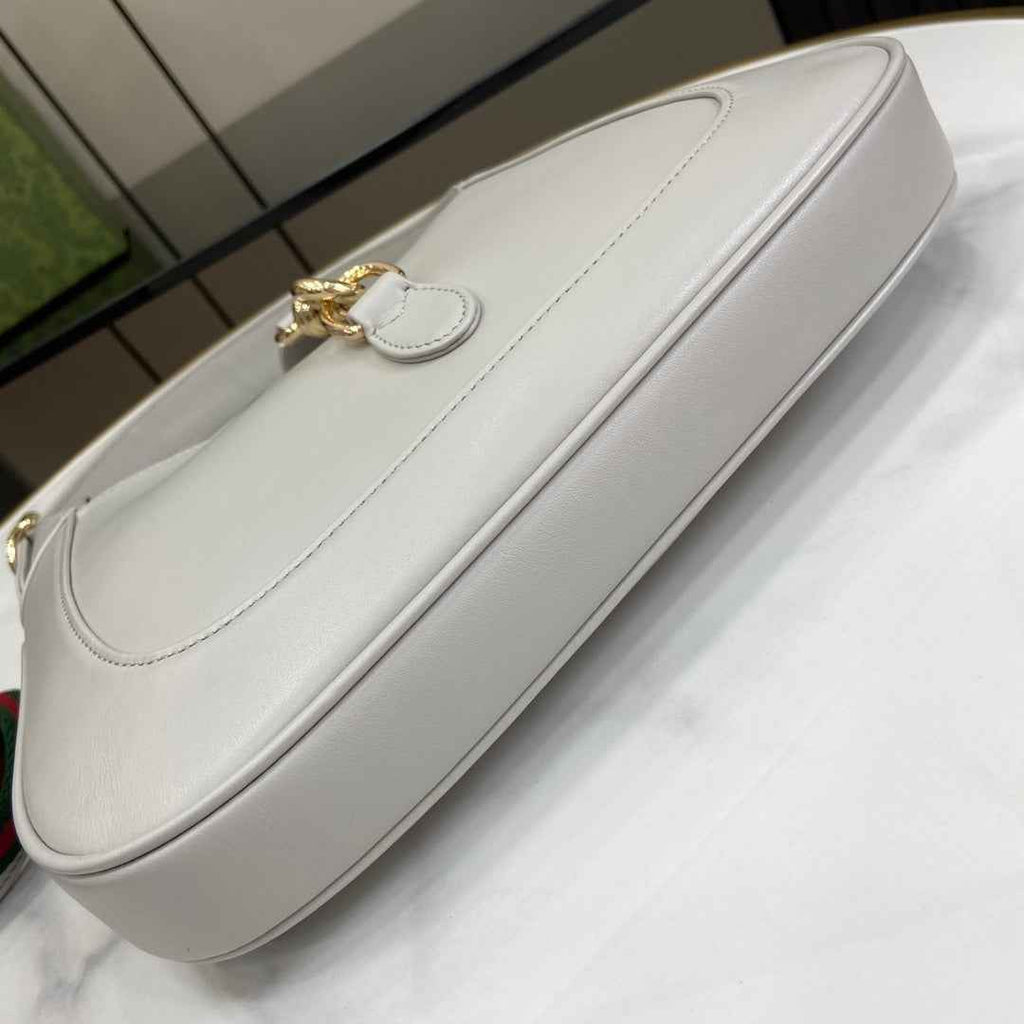 Gucci Jackie small shoulder bag in gray leather 782849