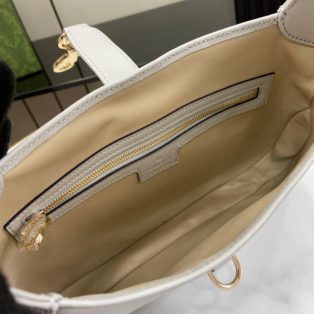 Gucci Jackie small shoulder bag in gray leather 782849