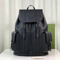 Gucci Jumbo GG backpack 625770 in black leather