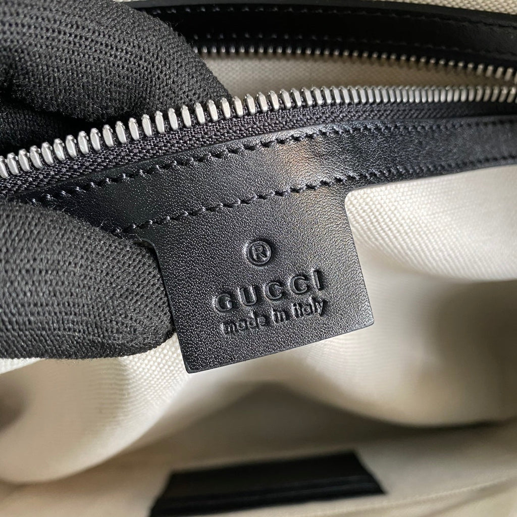 Gucci Jumbo GG Briefcase ‎658573 Black Leather
