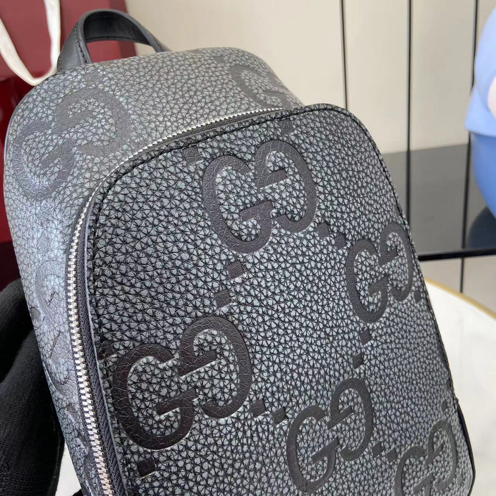 Gucci Jumbo GG crossbody bag ‎766937 in gray leather