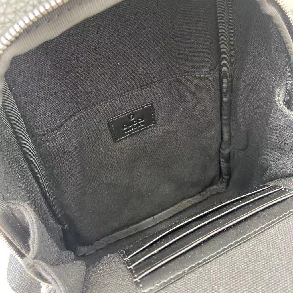 Gucci Jumbo GG crossbody bag ‎766937 in gray leather