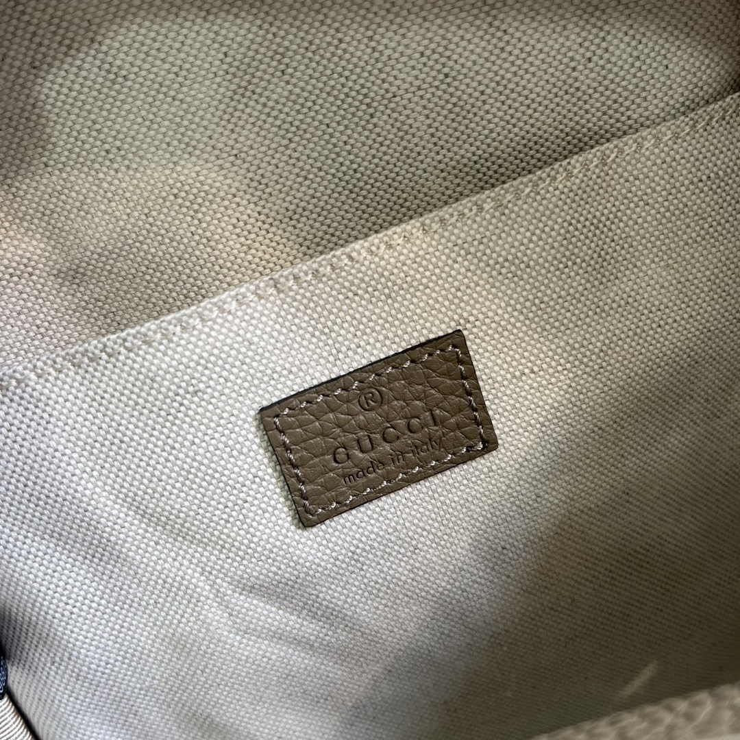 Gucci Jumbo GG crossbody bag ‎766937 in beige leather