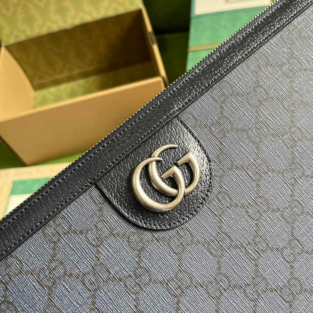 Gucci Korea Exclusive Ophidia portfolio case 674078 In Black leather