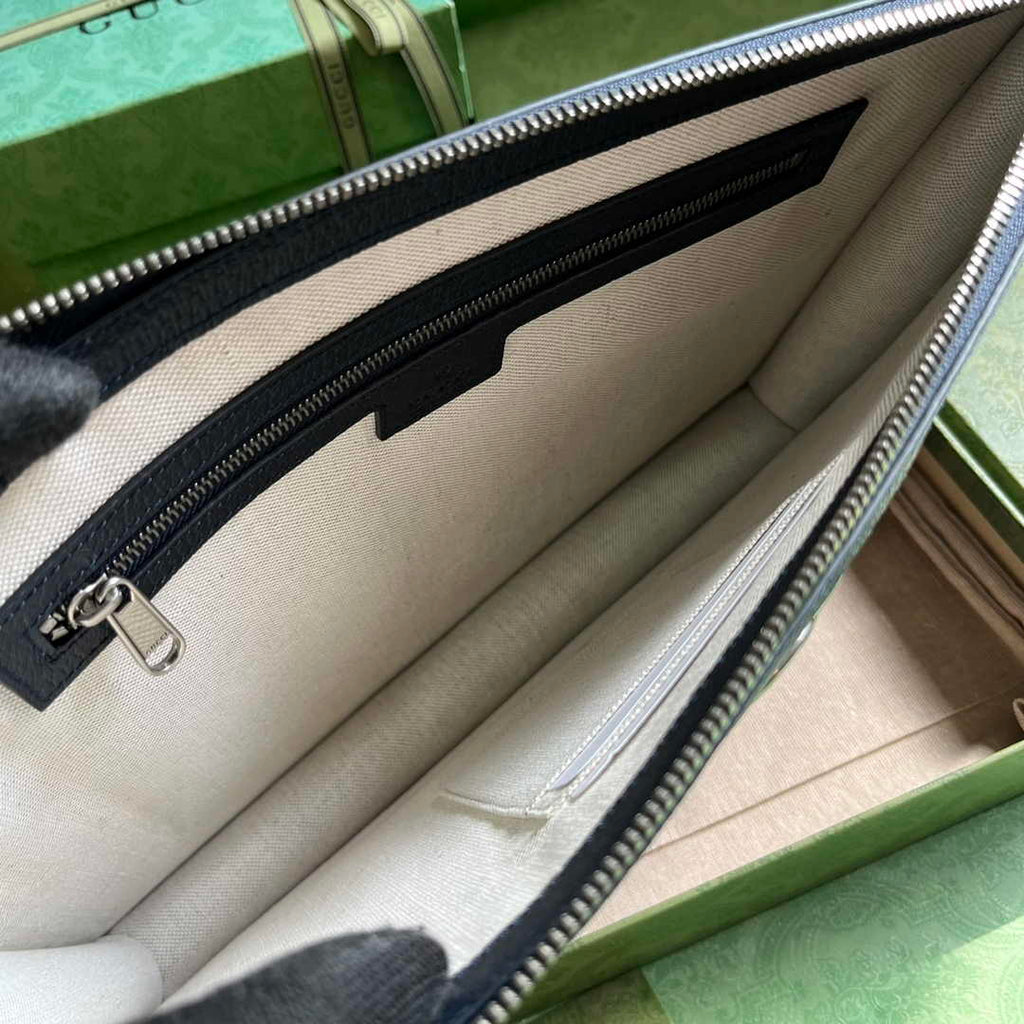 Gucci Korea Exclusive Ophidia portfolio case 674078 In Black leather