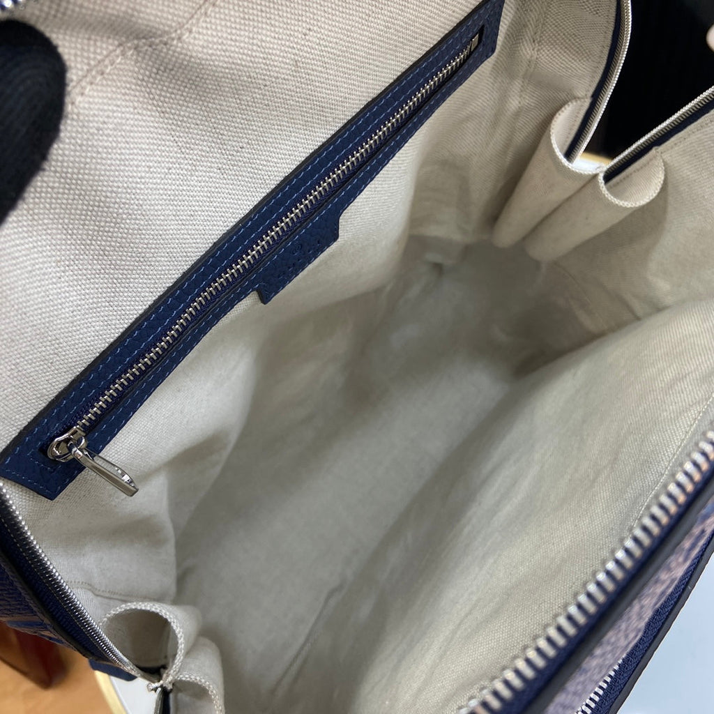 Gucci Large jumbo GG backpack  ‎766932 in Blue leather
