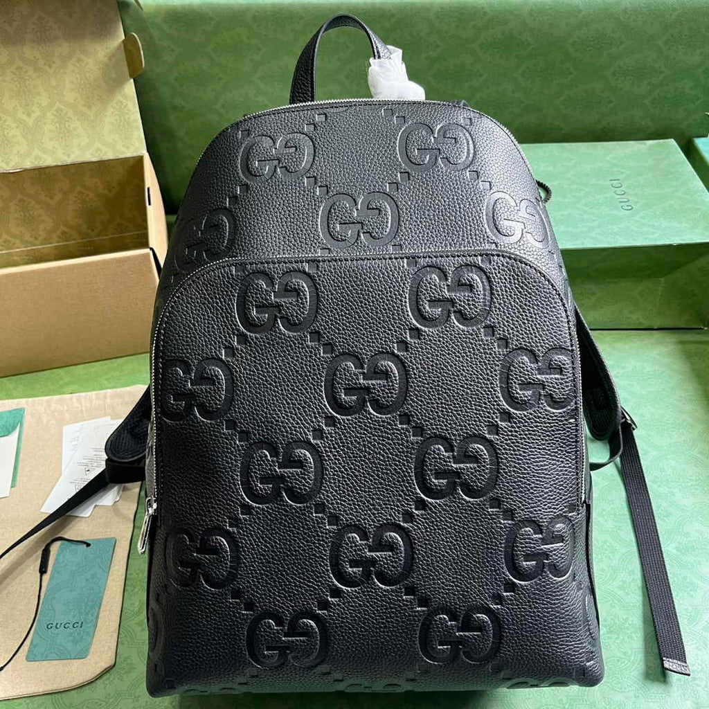 Gucci Large jumbo GG backpack  ‎766932 in black leather