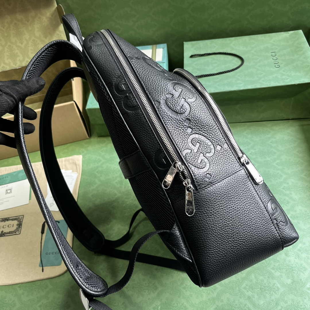 Gucci Large jumbo GG backpack  ‎766932 in black leather