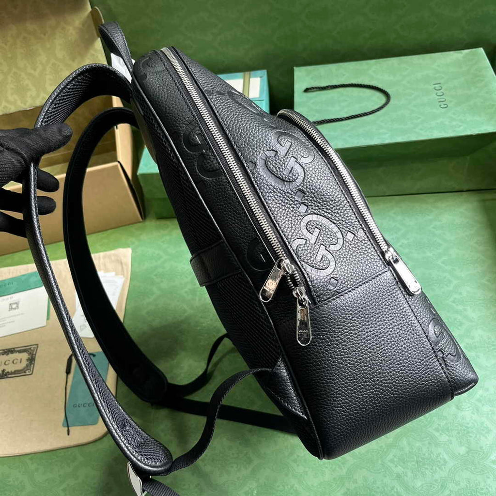 Gucci Large jumbo GG backpack  ‎766932 in black leather