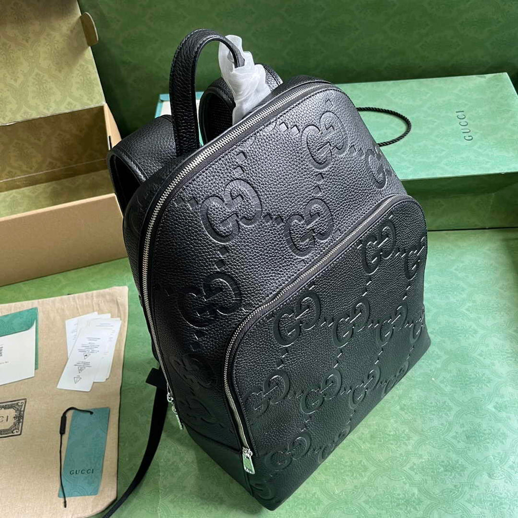 Gucci Large jumbo GG backpack  ‎766932 in black leather
