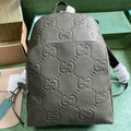 Gucci Large jumbo GG backpack  ‎766932 in Green leather
