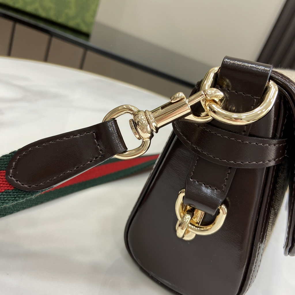 Gucci luce small shoulder bag 786027 in brown original GG canvas