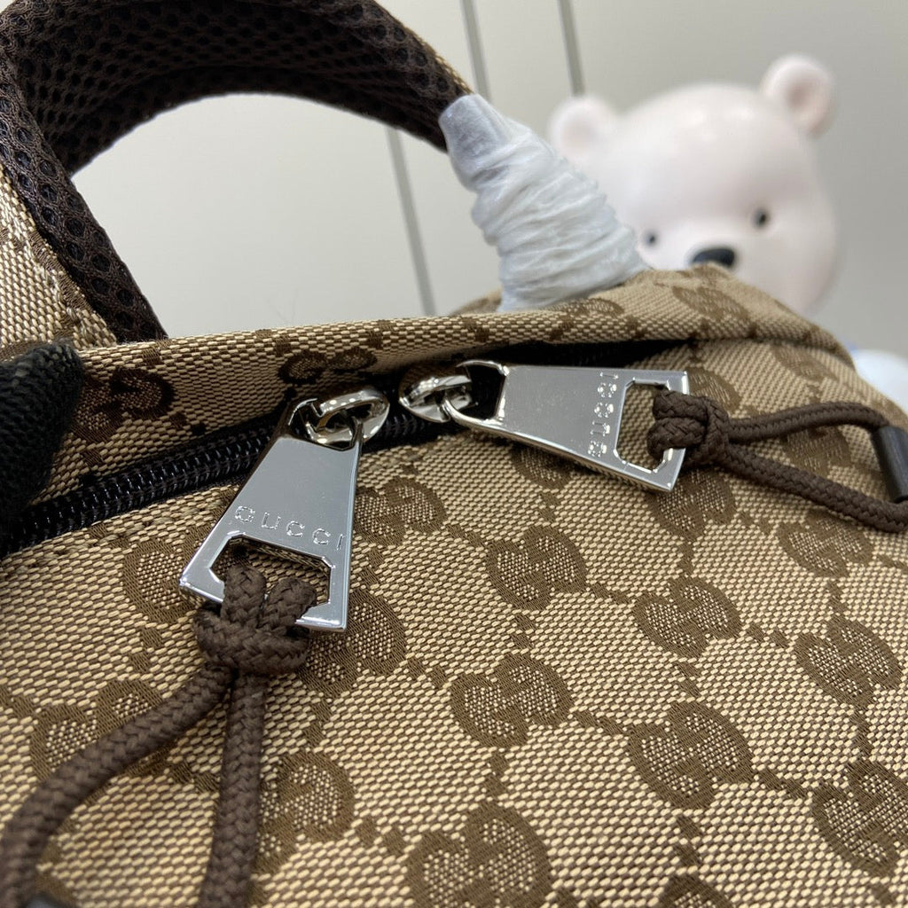 Gucci Medium backpack with Gucci logo 800265 in beige