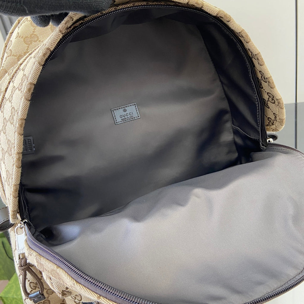 Gucci Medium backpack with Gucci logo 800265 in beige