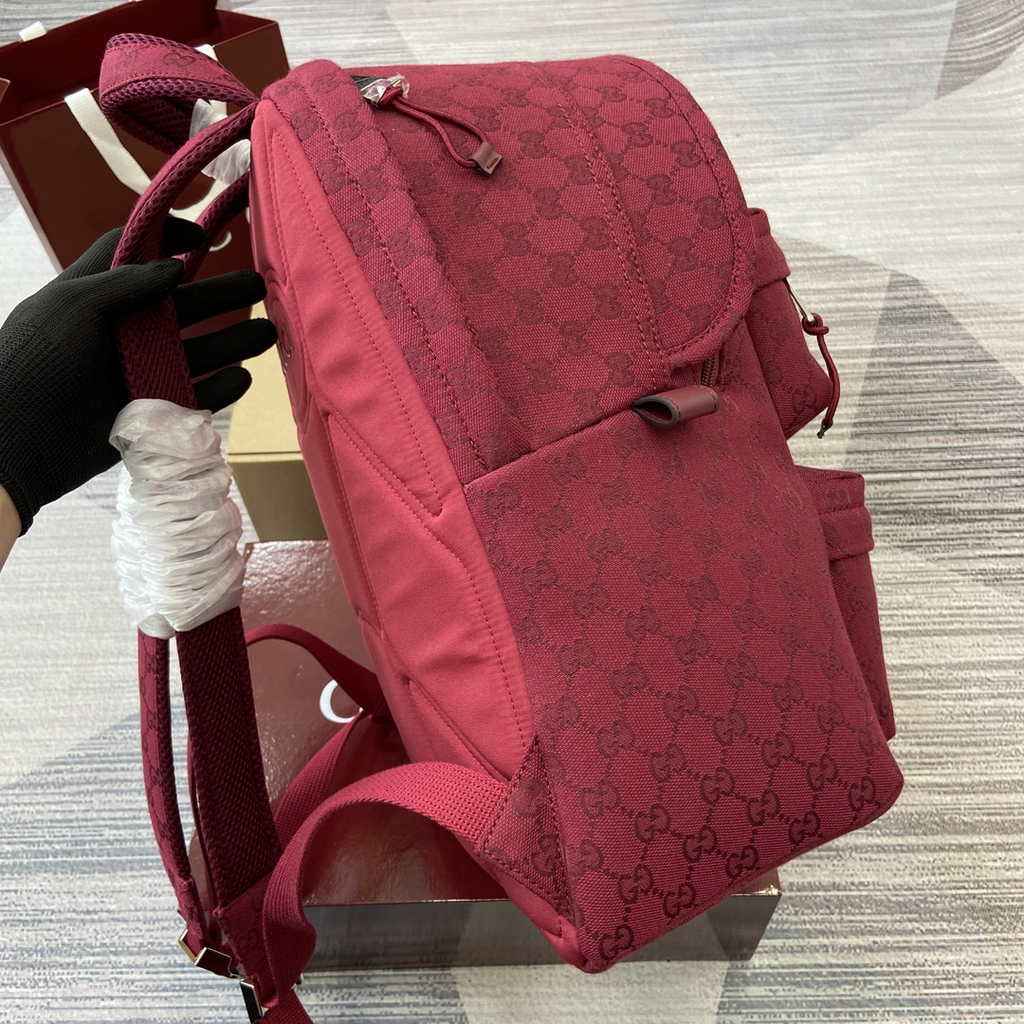 Gucci Medium backpack with Gucci logo 800265 in red