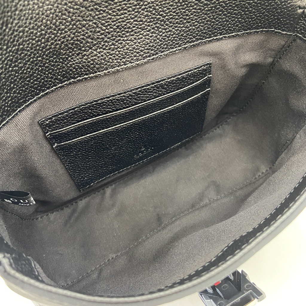Gucci Mini GG crossbody bag ‎802100 in black GG canvas