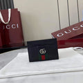 Gucci ophidia card case 834795 in black soft leather