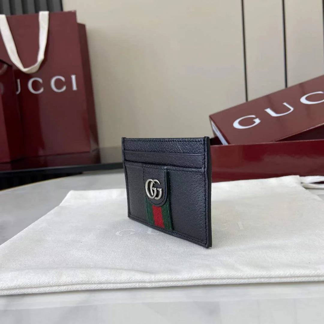 Gucci ophidia card case 834795 in black soft leather