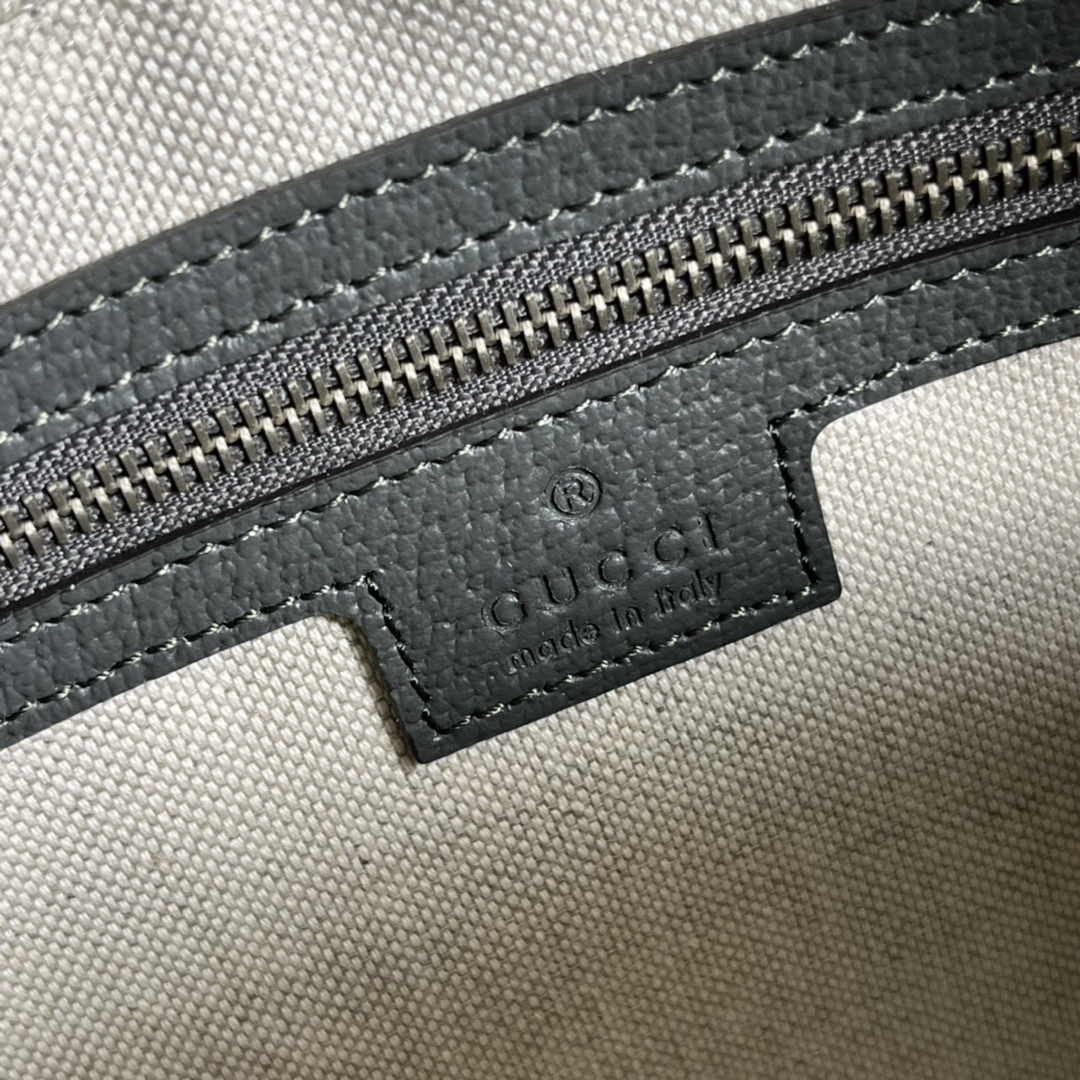 Gucci Ophidia GG crossbody bag 699439 in grey and black Supreme