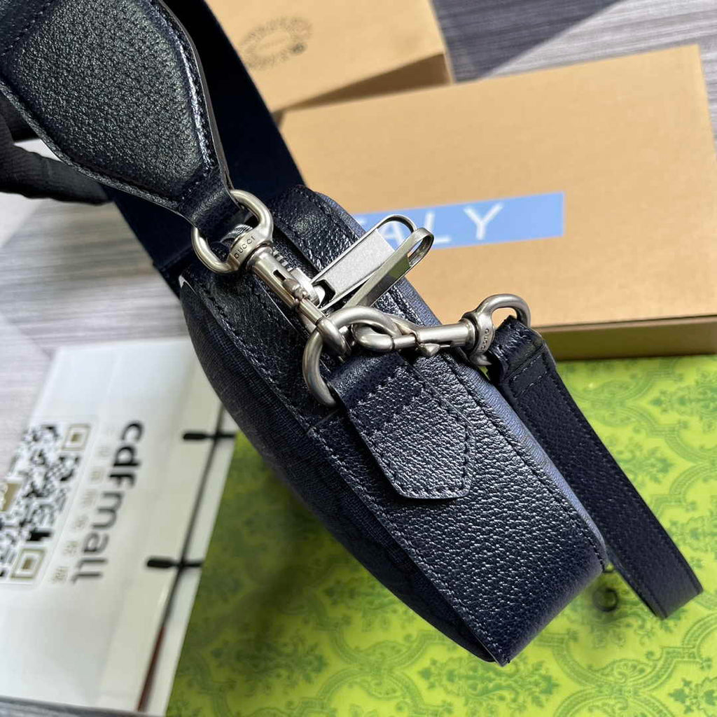 Gucci Ophidia GG crossbody bag 699439 in blue and black Supreme