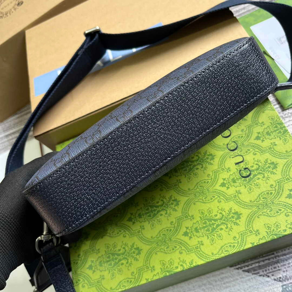 Gucci Ophidia GG crossbody bag 699439 in blue and black Supreme