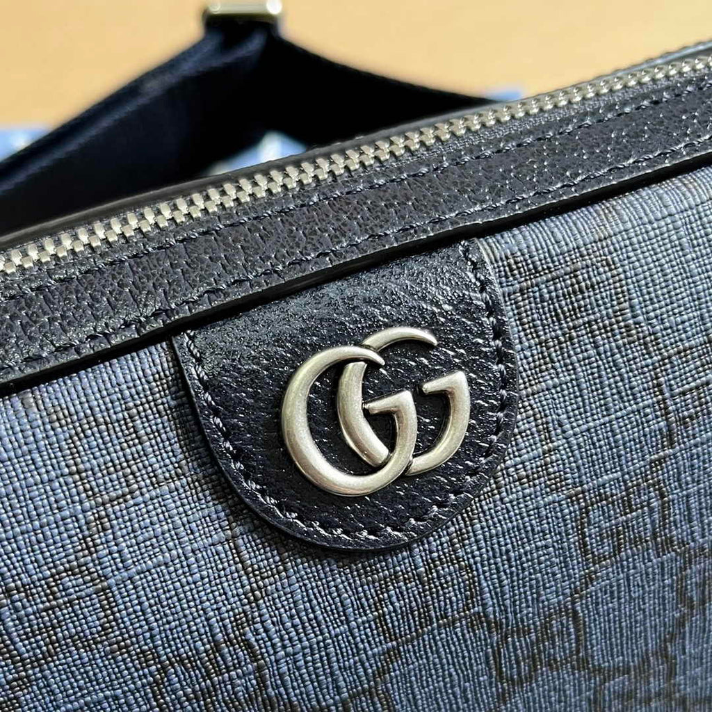 Gucci Ophidia GG crossbody bag 699439 in blue and black Supreme