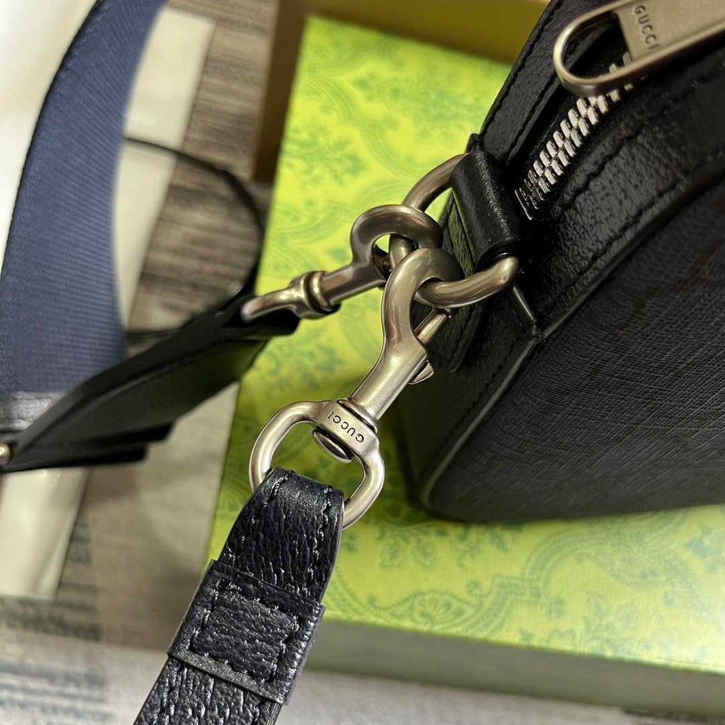 Gucci Ophidia GG crossbody bag 699439 in blue and black Supreme