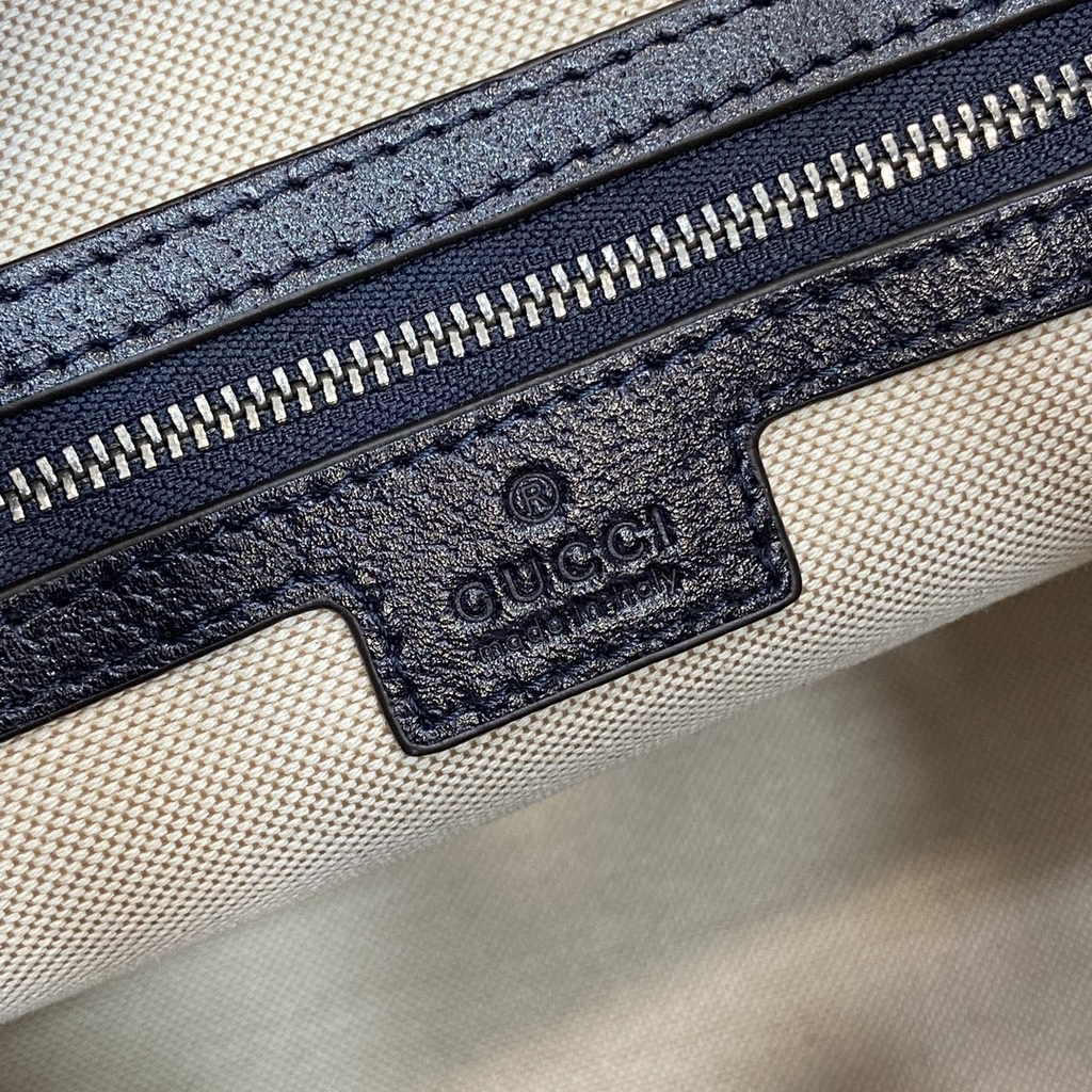 Gucci Ophidia GG medium shoulder bag 781392 blue leather