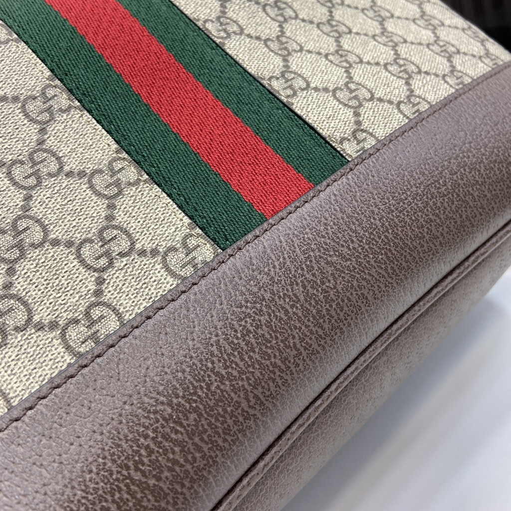 Gucci Ophidia GG medium shoulder bag 781392 brown leather