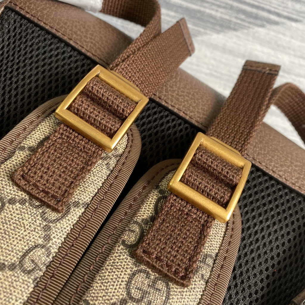 Gucci Ophidia GG small backpack 547965 in brown leather