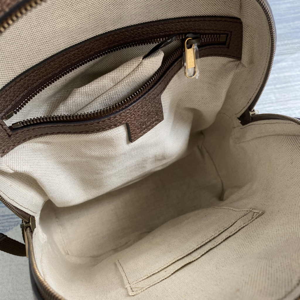 Gucci Ophidia GG small backpack 547965 in brown leather