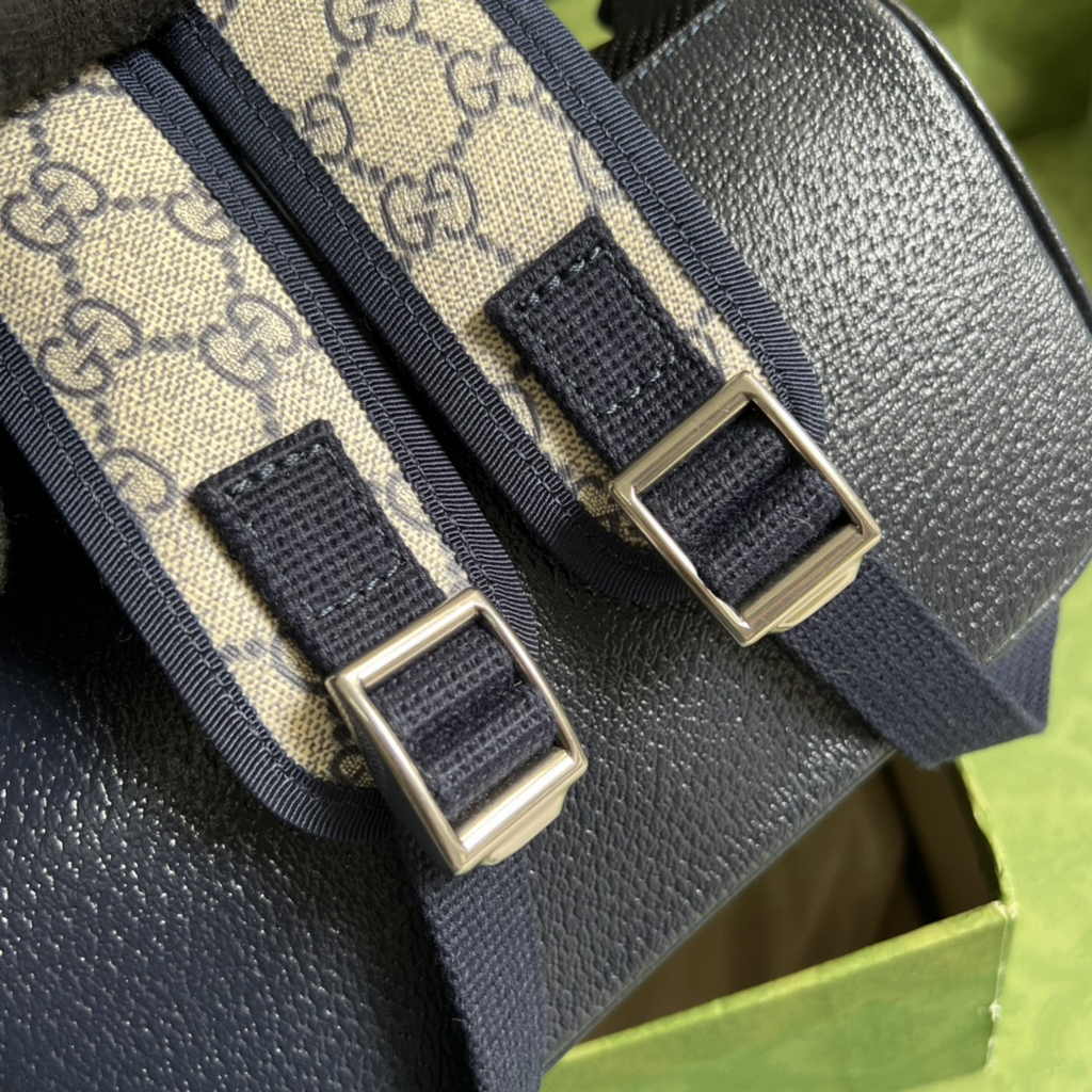 Gucci Ophidia GG small backpack 547965 in blue leather