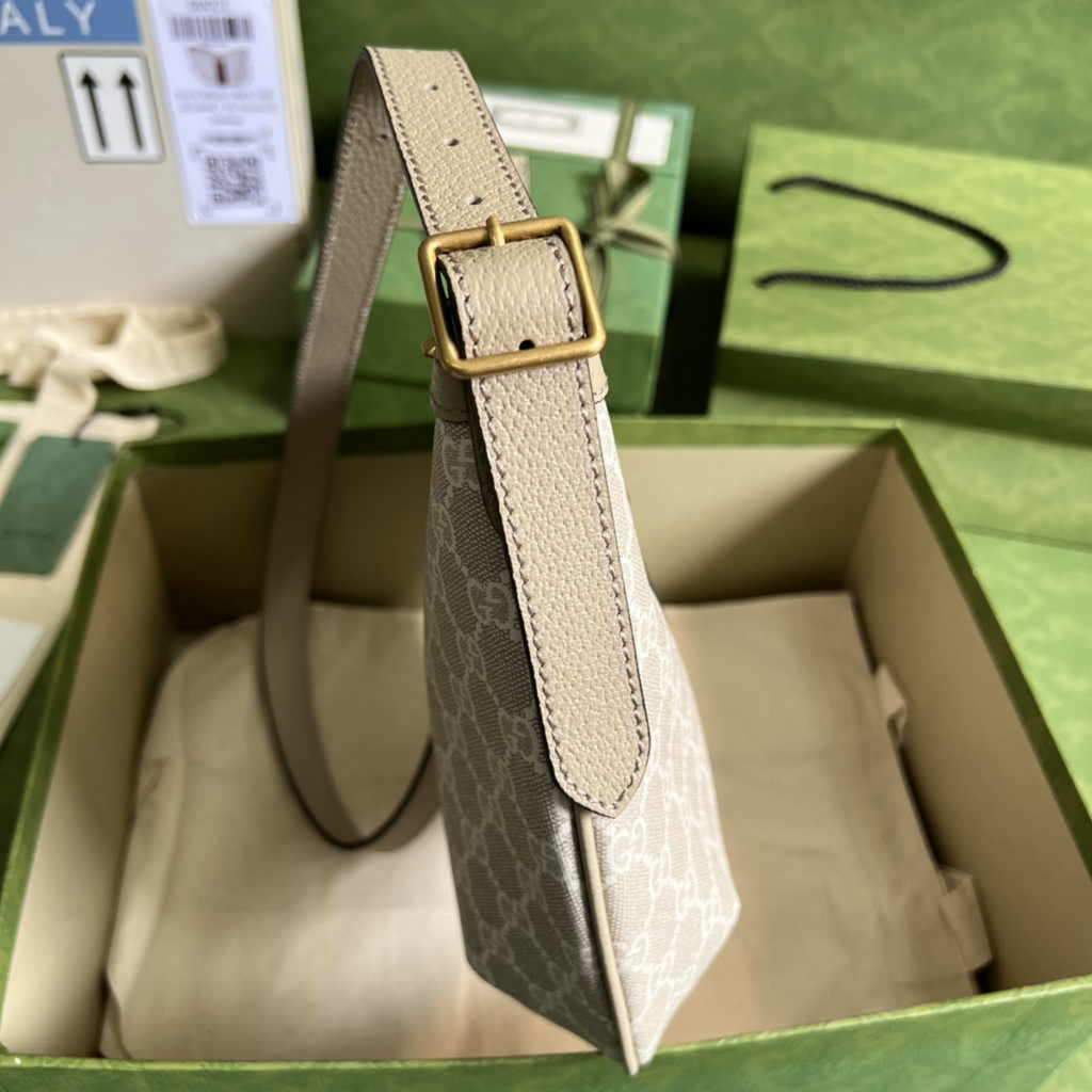 Gucci Ophidia GG small crossbody bag 598125 beige leather