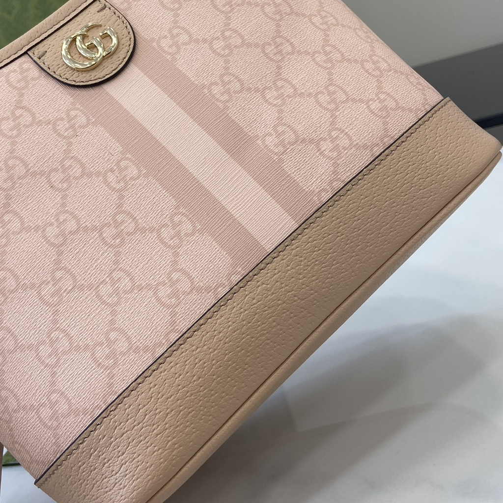 Gucci Ophidia GG small shoulder bag 781402 pink leather