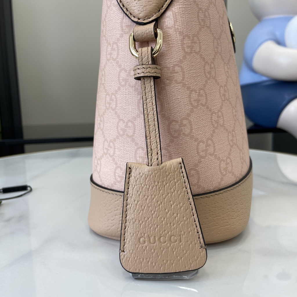 Gucci Ophidia GG small shoulder bag 781402 pink leather