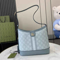 Gucci Ophidia GG small shoulder bag 781402 dusty blue leather