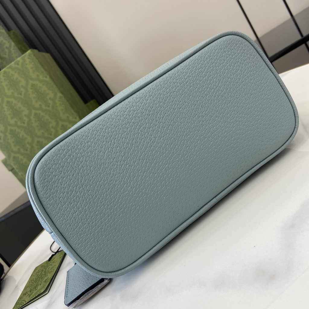 Gucci Ophidia GG small shoulder bag 781402 dusty blue leather