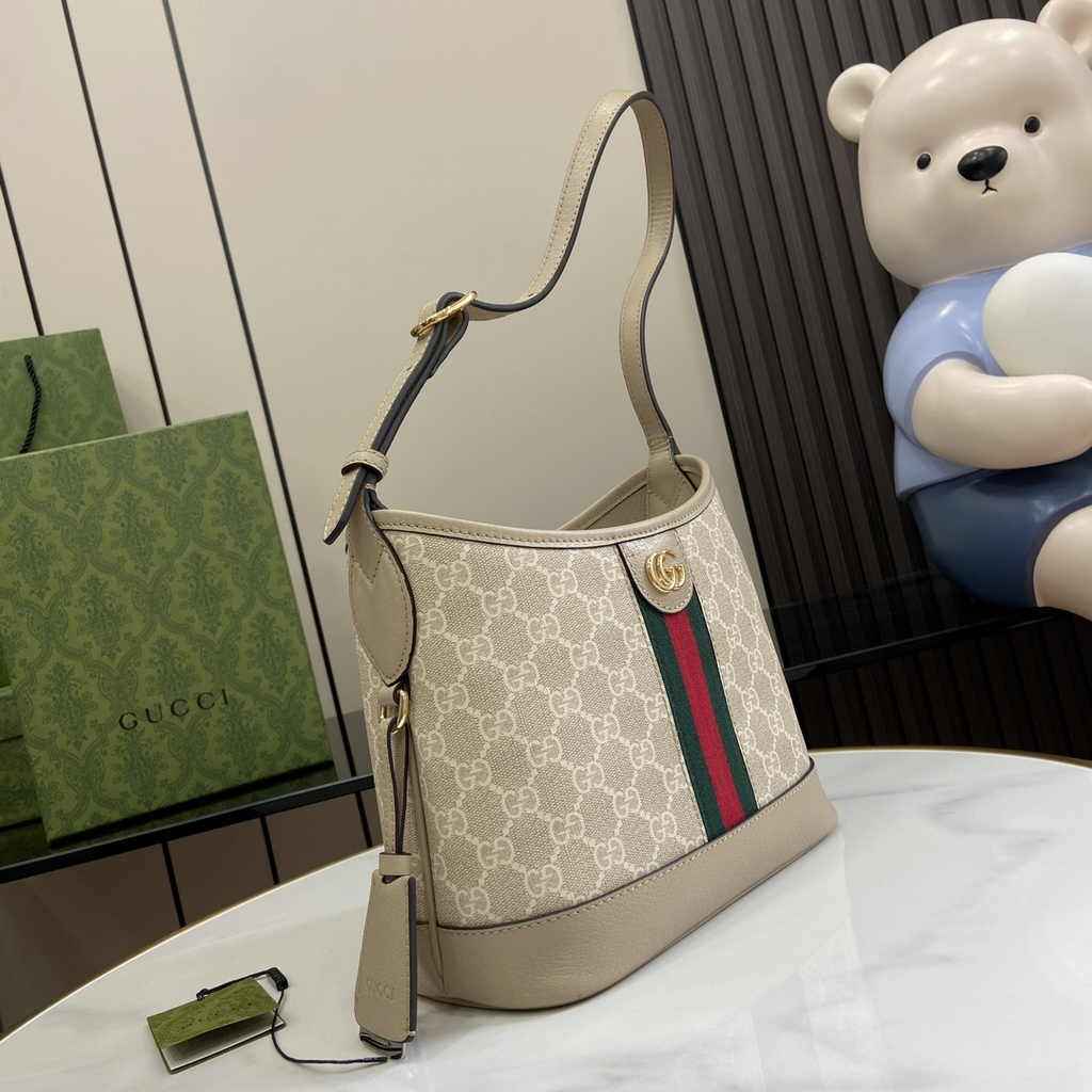Gucci Ophidia GG small shoulder bag 781402 oatmeal leather