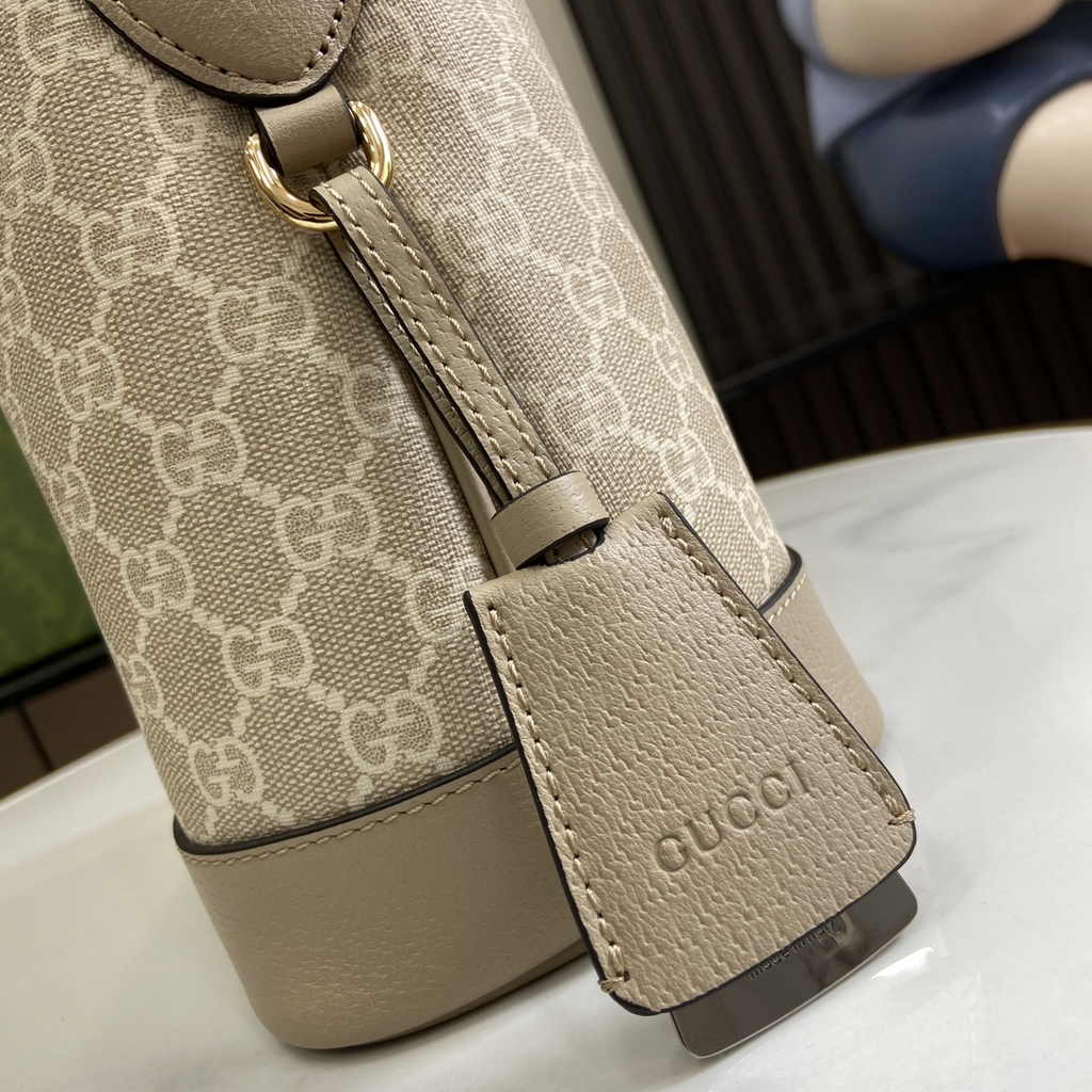 Gucci Ophidia GG small shoulder bag 781402 oatmeal leather