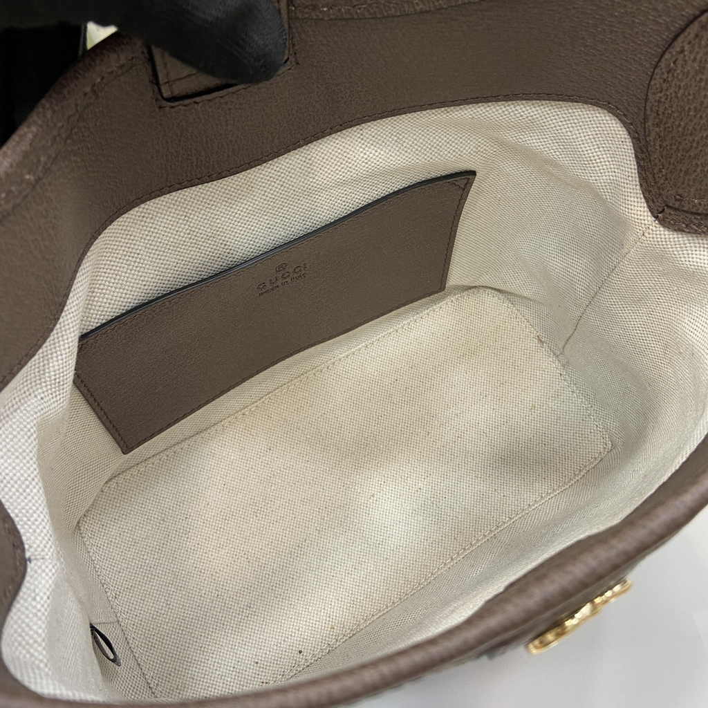 Gucci Ophidia GG small shoulder bag 781402 brown leather