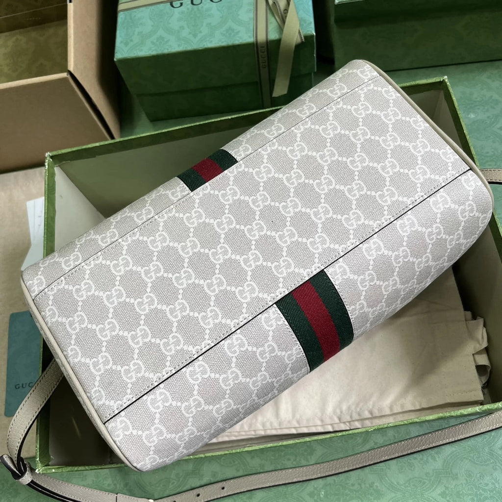 Gucci Ophidia large boston bag, 772065 GG Supreme canvas