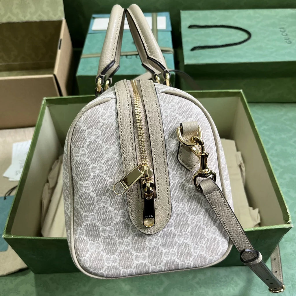 Gucci Ophidia large boston bag, 772065 GG Supreme canvas
