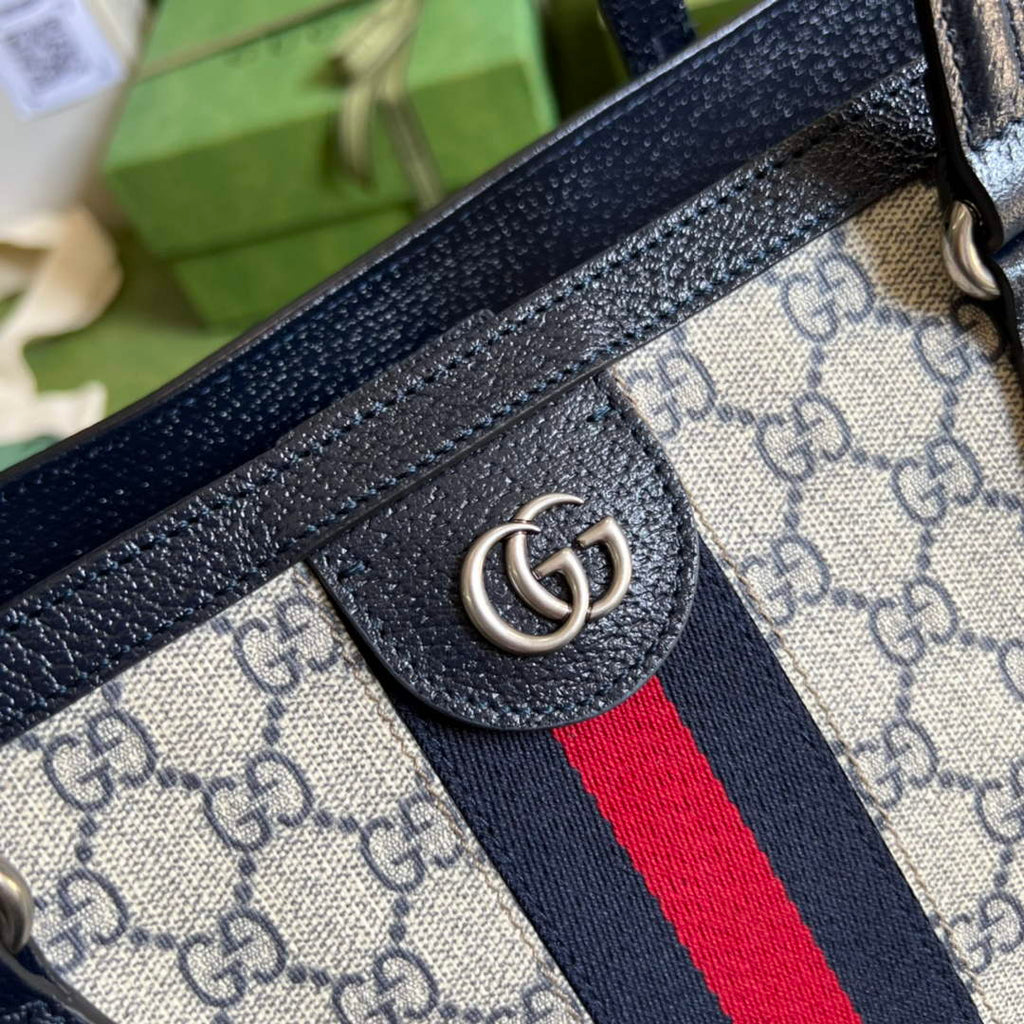 Gucci Ophidia large tote bag 631685 Blue GG Supreme