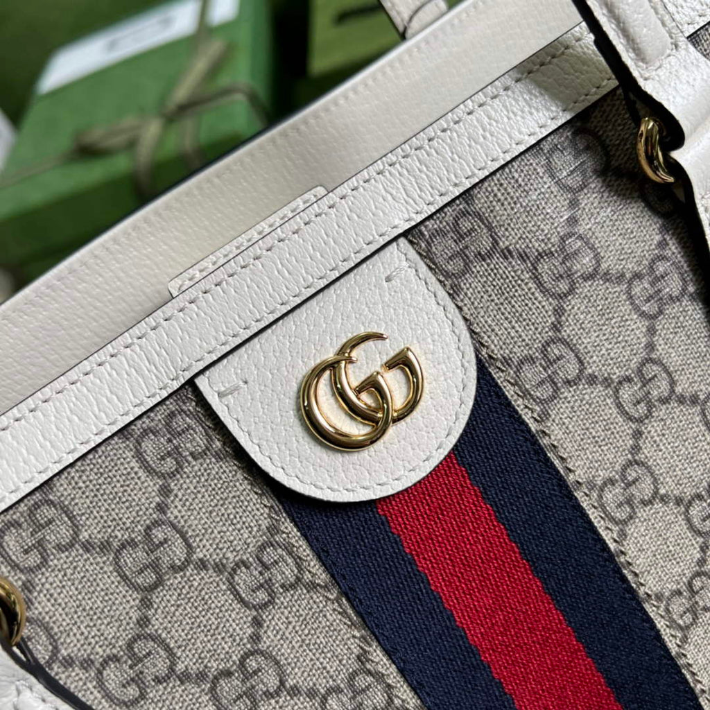 Gucci Ophidia large tote bag 631685 White GG Supreme