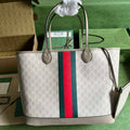 Gucci Ophidia large tote bag in beige Supreme 726755