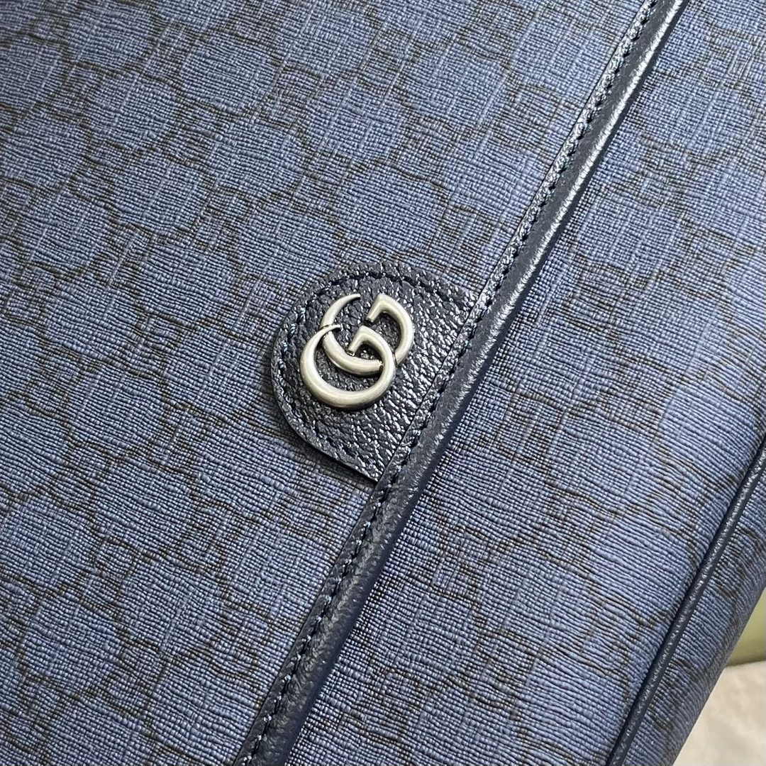 Gucci Ophidia medium messenger bag ‎761741 Blue black Supreme canvas