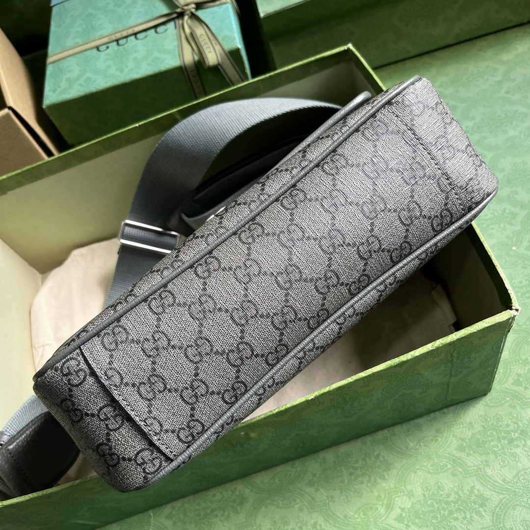Gucci Ophidia medium messenger bag ‎761741 Gray Supreme canvas